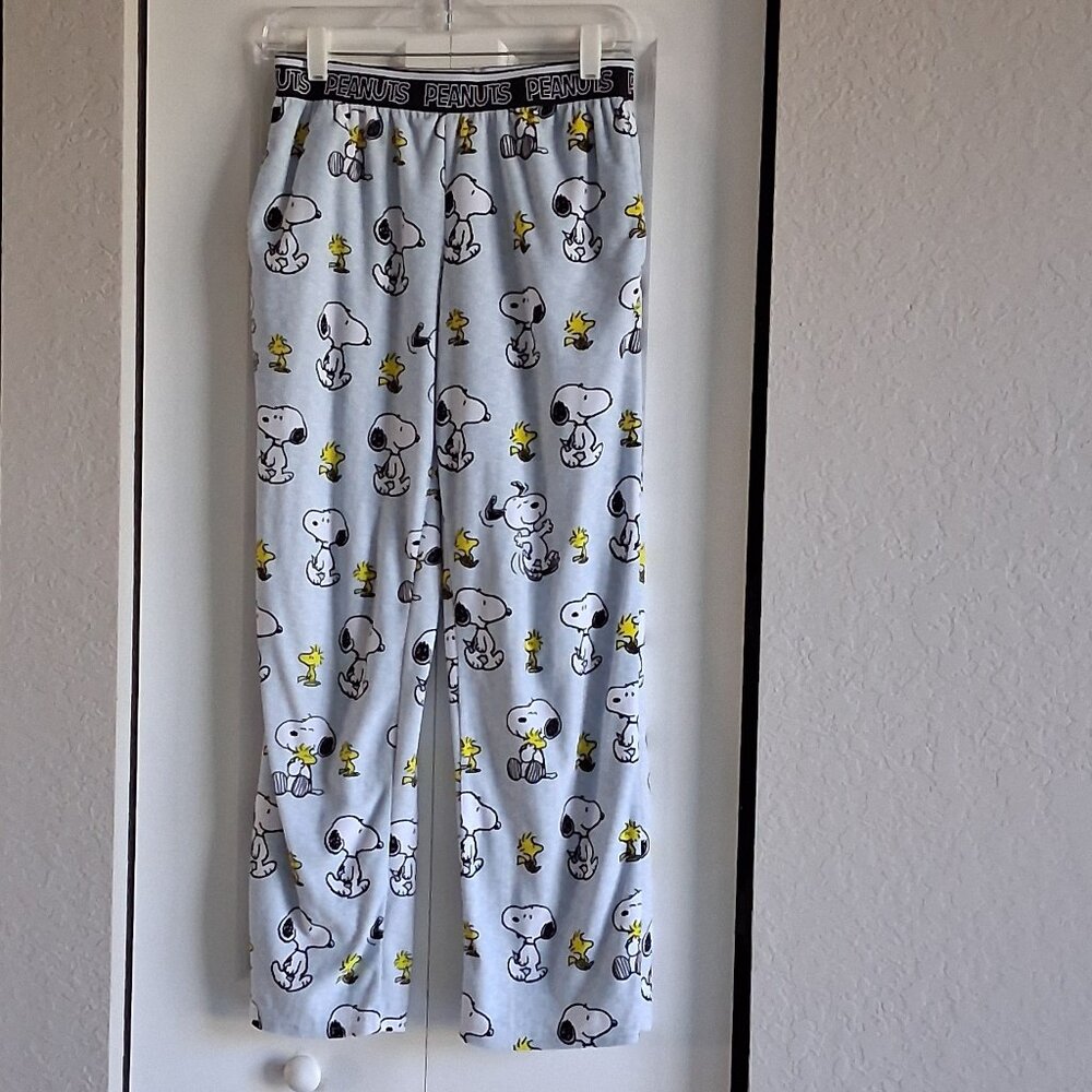 PEANUTS Snoopy & Woodstock Long Pant Pajama Bottoms Women's Size S (4-6)